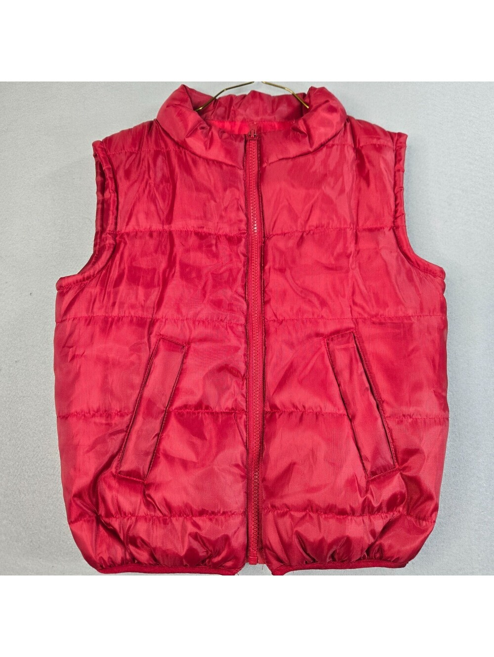 Universal Studios Mens Back To The Future Marty McFly Red Puffer Vest Adult Sz L